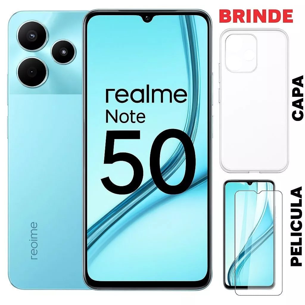Celular Smartphone Realme Note 50 /60 4G 256/4GB 128GB/4GB 64GB/3GB Ram Original (1 Ano de Garantia)