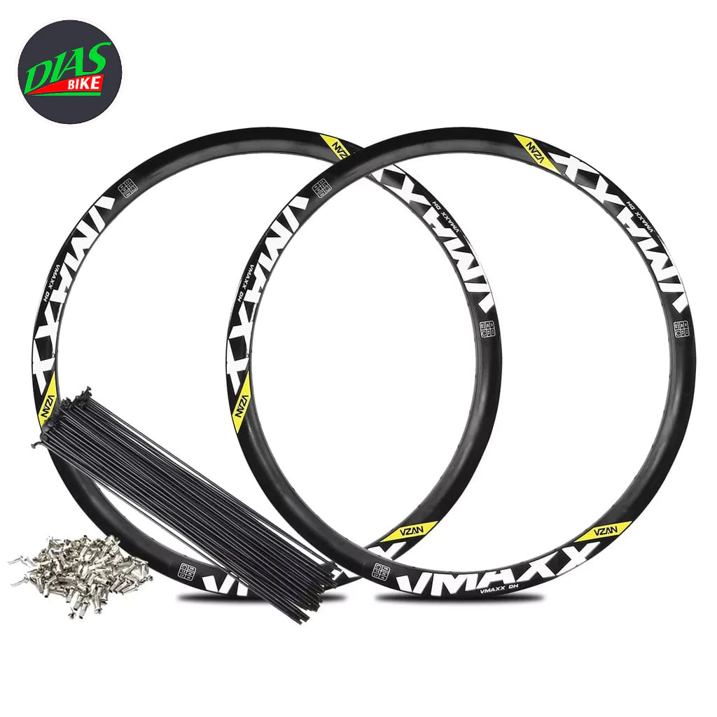Par de roda Aro 26 montado e completo Vzan Vmaxx SL Para Freio a Disco Cubo de Rosca