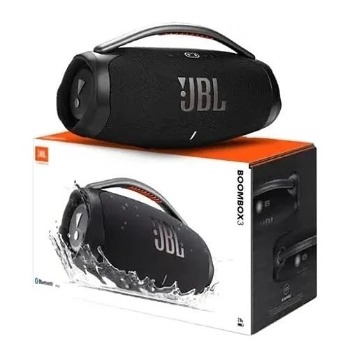 Caixa de som J.B.I Boomsbox 3 180W IP67 grande 35 cm