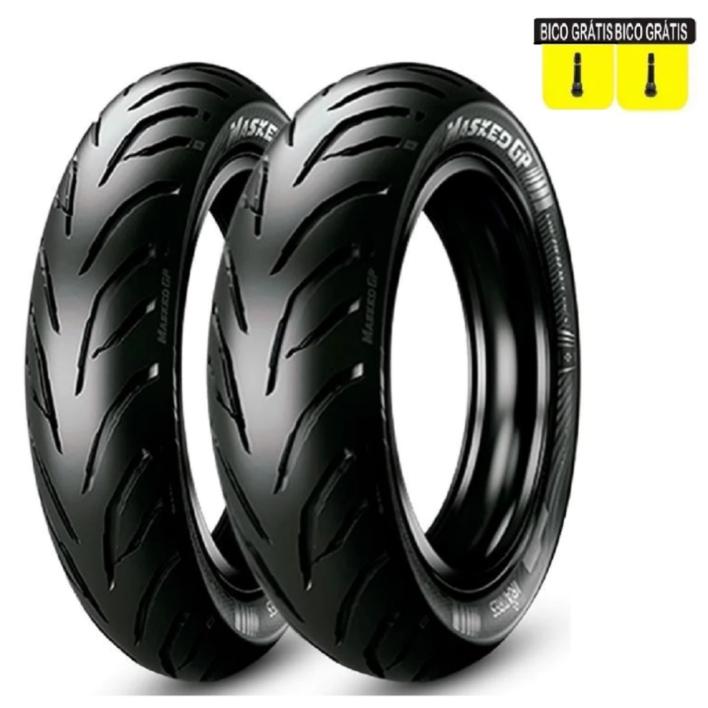 Par de Pneus Twister Cbx 250 Fazer 250 Next 250 Traseiro 130/70-17 E Dianteiro 110/70-17 Ira Masked